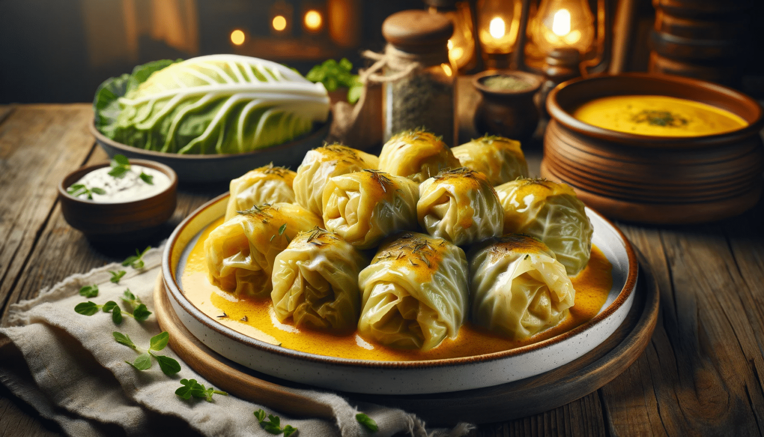 Lahanodolmades Recipe Cabbage Rolls With Egglemon Sauce » GreekFood.Blog